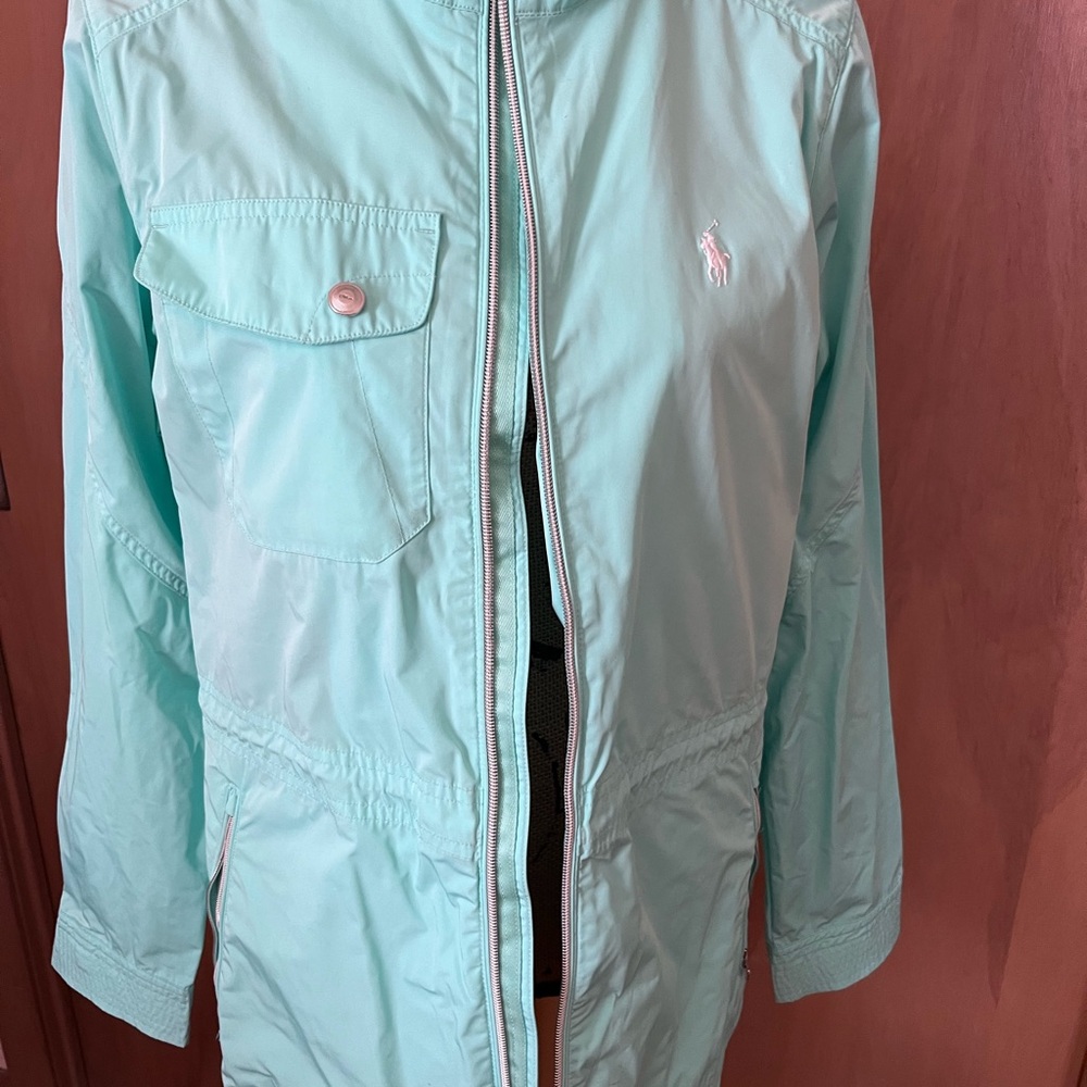 RL Mint Green Zip-Up Jacket